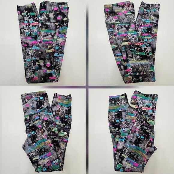 🇨🇦 Lululemon Paint Drift Multi Fast & Free High-Rise Leggings with Pockets - Picture 8 of 16